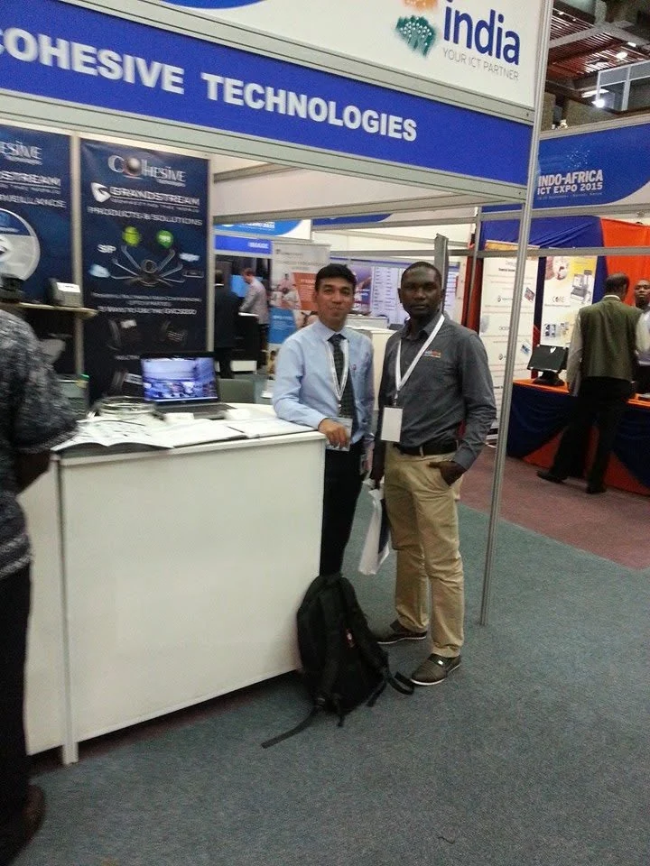 Fred Abunyanga visiting India in 2015.