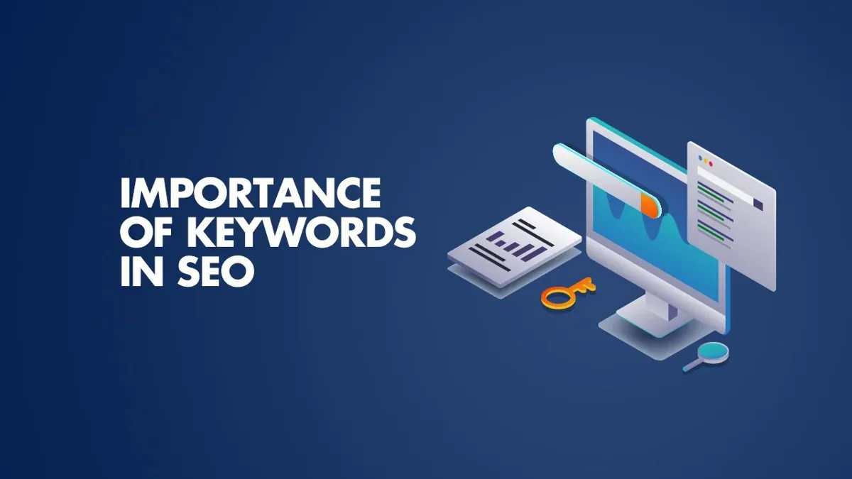 Illustration explaining the importance of keywords in SEO