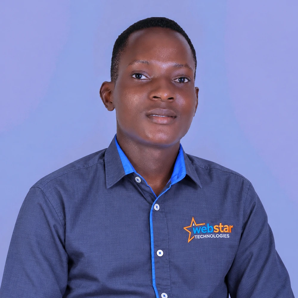 Jimmy Bamugemye — Software Developer and App Developer in the Webstar Technologies uniform