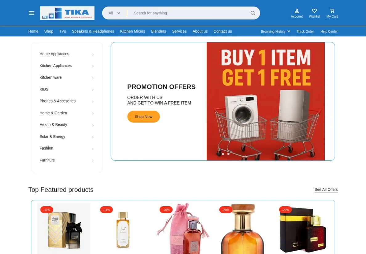 TIKA Uganda — live website design preview