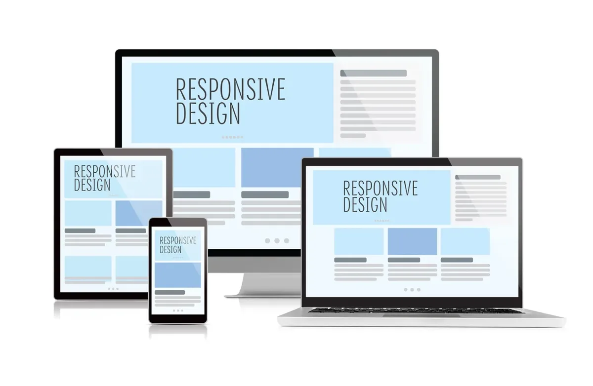 Responsive website layouts across screen sizes