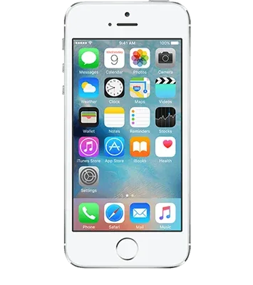Smartphone displaying application icons